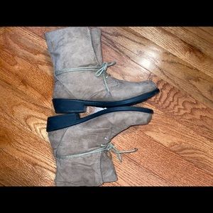 Tan ankle boots
